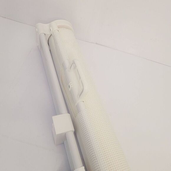 110" x 35" Retractable Baby Gate – Indoor/Outdoor Driveway Safety Barrier Fence - Picture 12 of 13